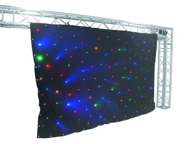 Eurolite CRT-120LEDs multicol. sound 3x2m